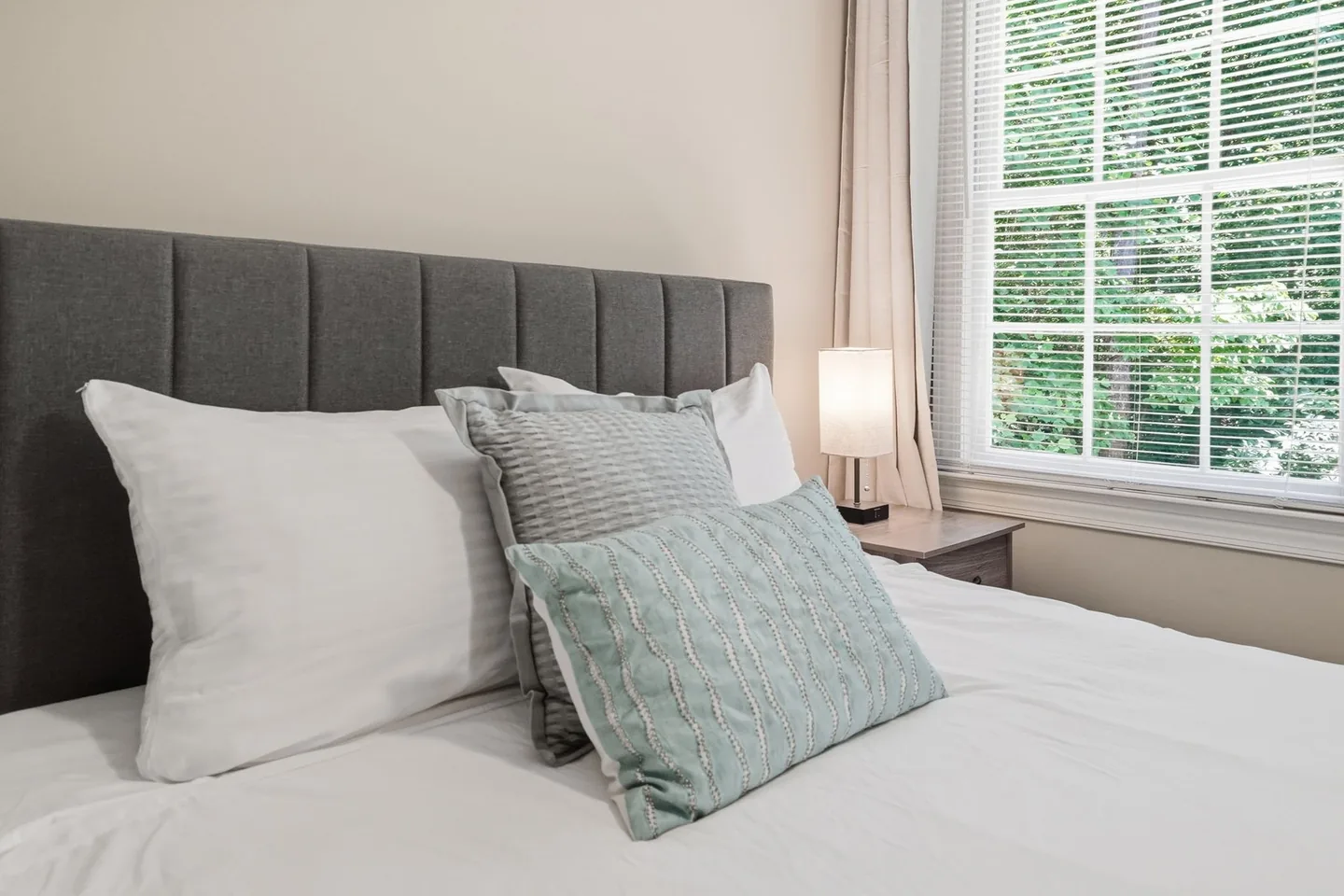 Bedroom with bed and natural light