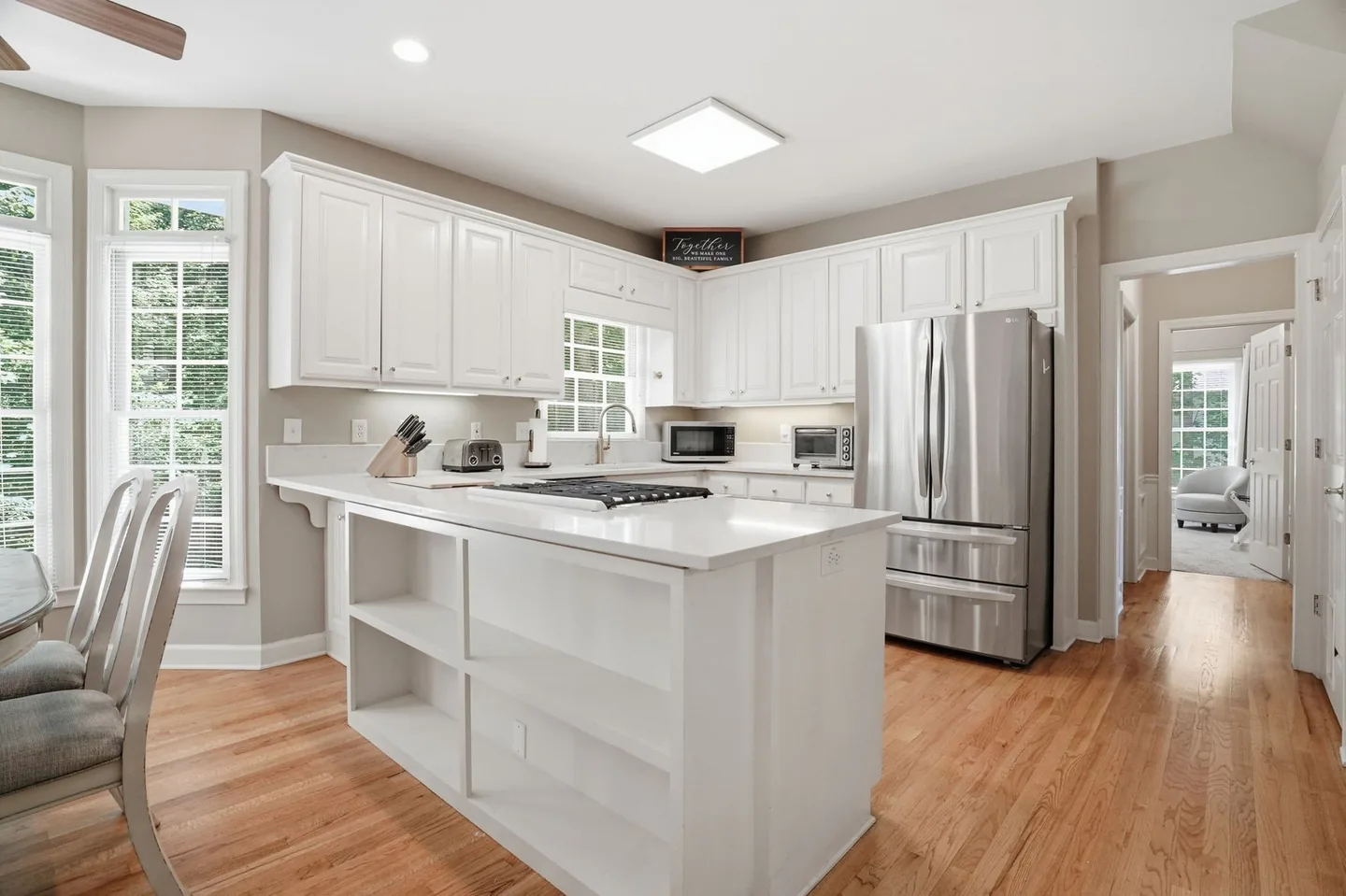 Attached garage interior
