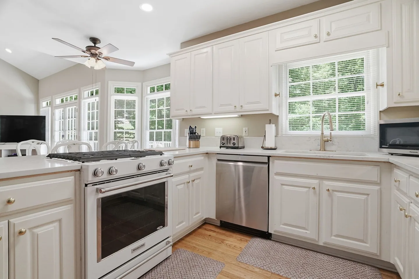 Kitchen with cabinetry and stainless steel appliances